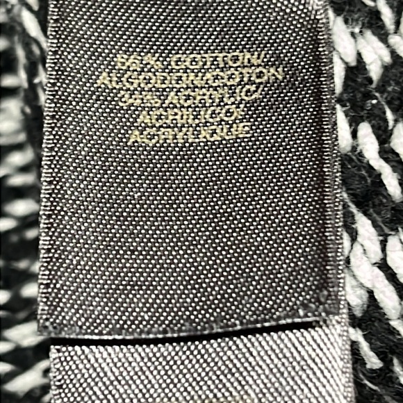 Liz Claiborne Tweed Black & White Sweater - Picture 11 of 15